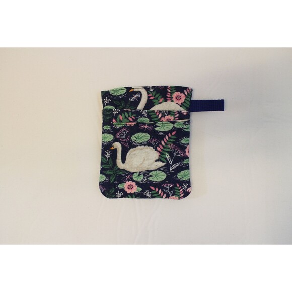 Flannel Swans Scrub POCKET Insert, Organizer & Protector for Nurses, Doctors - Picture 4 of 4